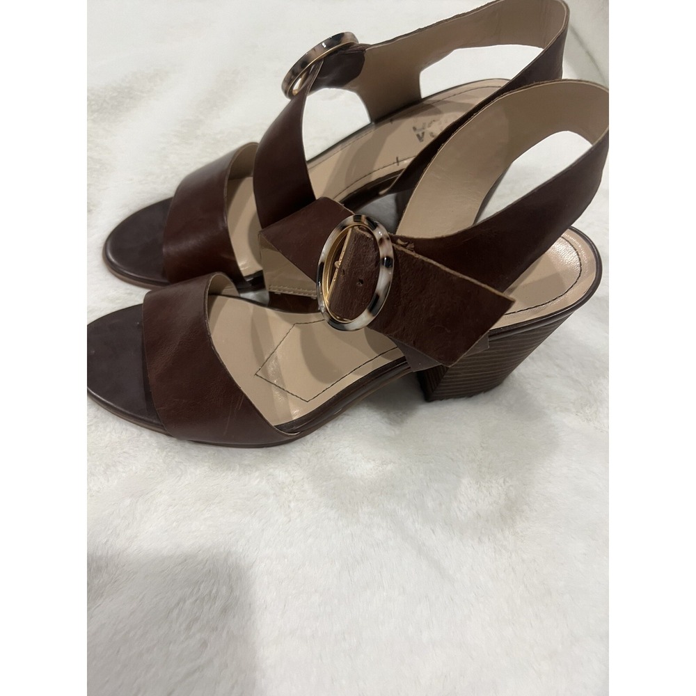 lucca lane sandals Size 9 Brown In Color With Ankle Closure